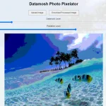 Pixelate Datamosh Image Free Online Tool